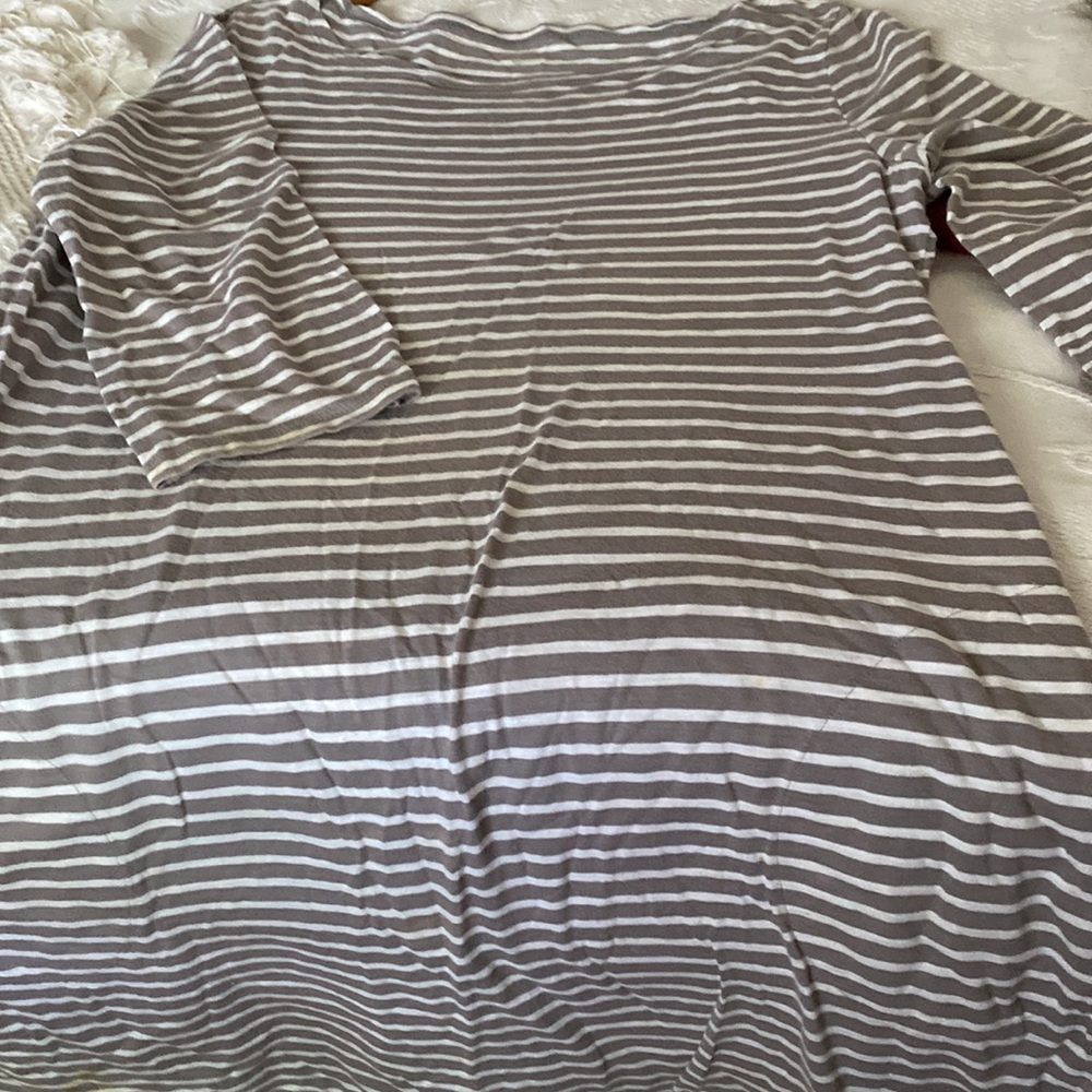 Soft stripes  3/4 sleeve